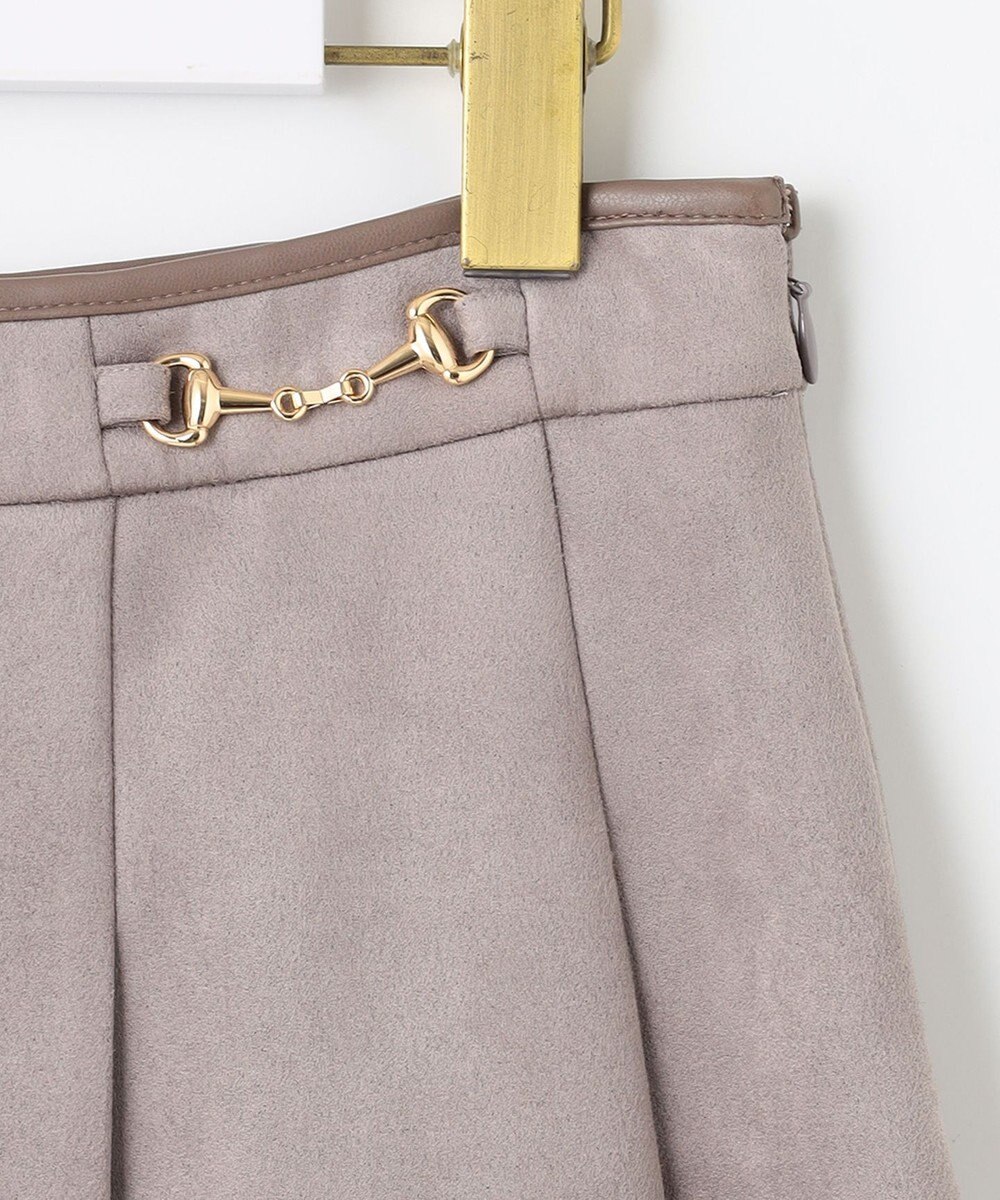 ANY SIS 【洗える】スエードライクビット スカート 