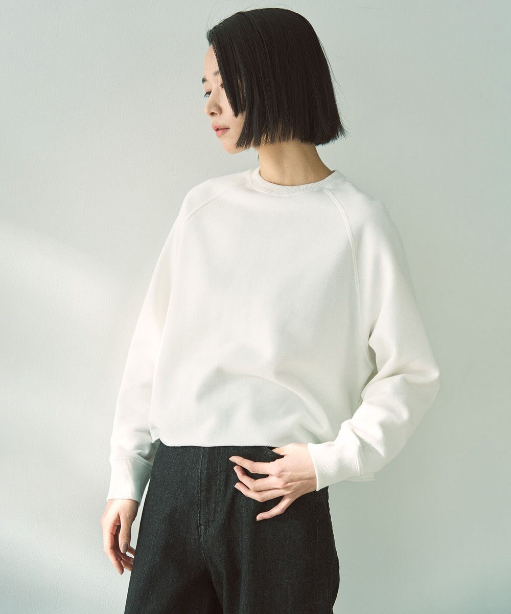 UNFILO クロップドスウェット 