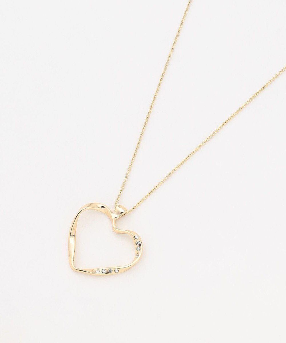 組曲 ツイストハートフープペンダント 