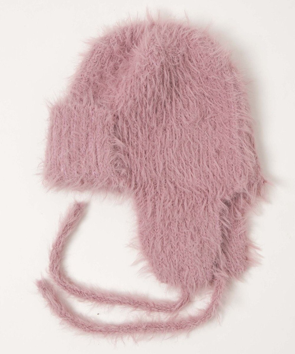 WEGO シャギーイヤーフラップニットキャップ 