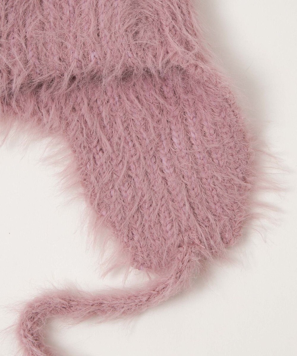 WEGO シャギーイヤーフラップニットキャップ 