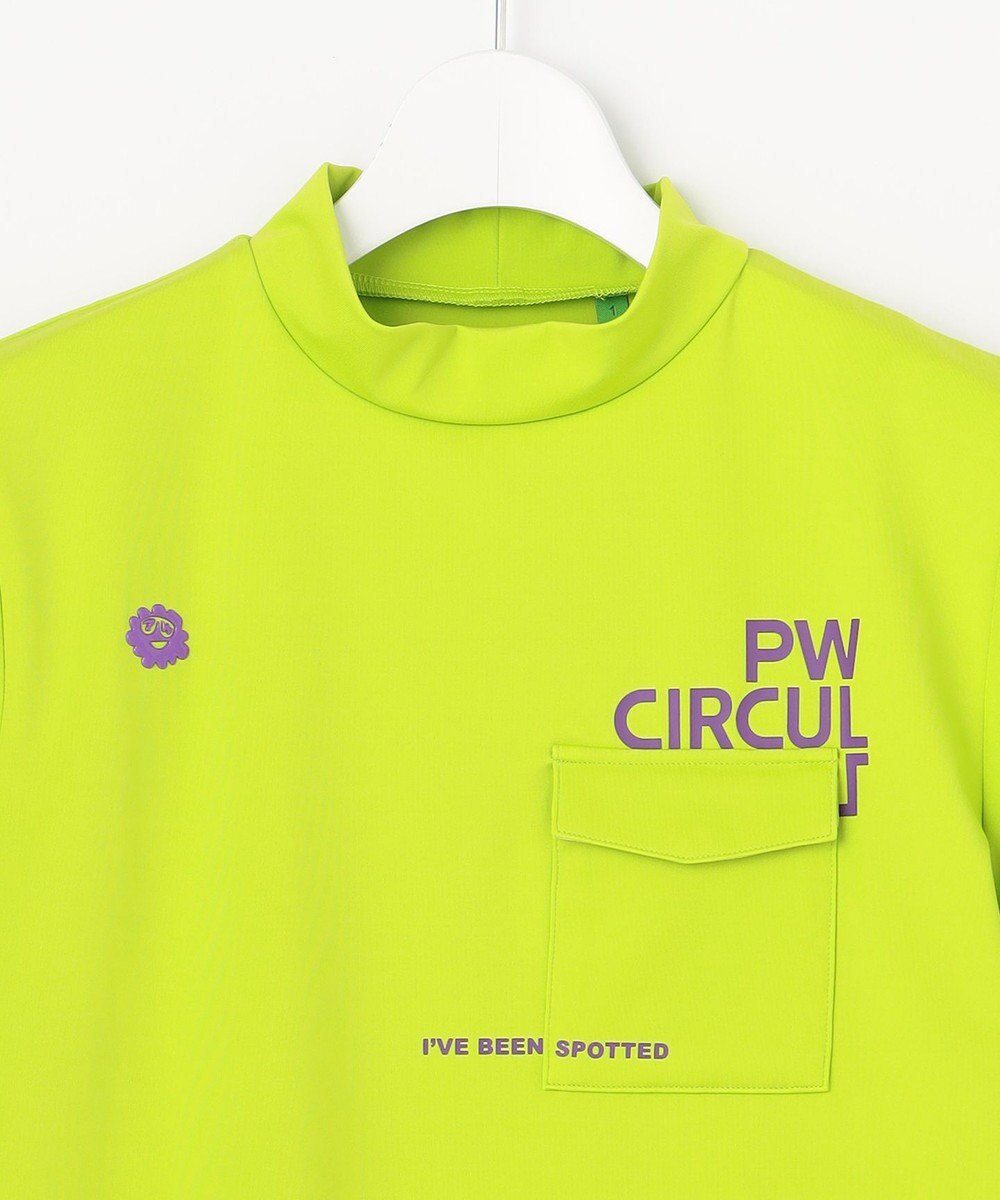 PW CIRCULUS 【WOMEN】【ストレッチ/UVケア】ポケット モックネック シャツ ゴルフウェア レディース 