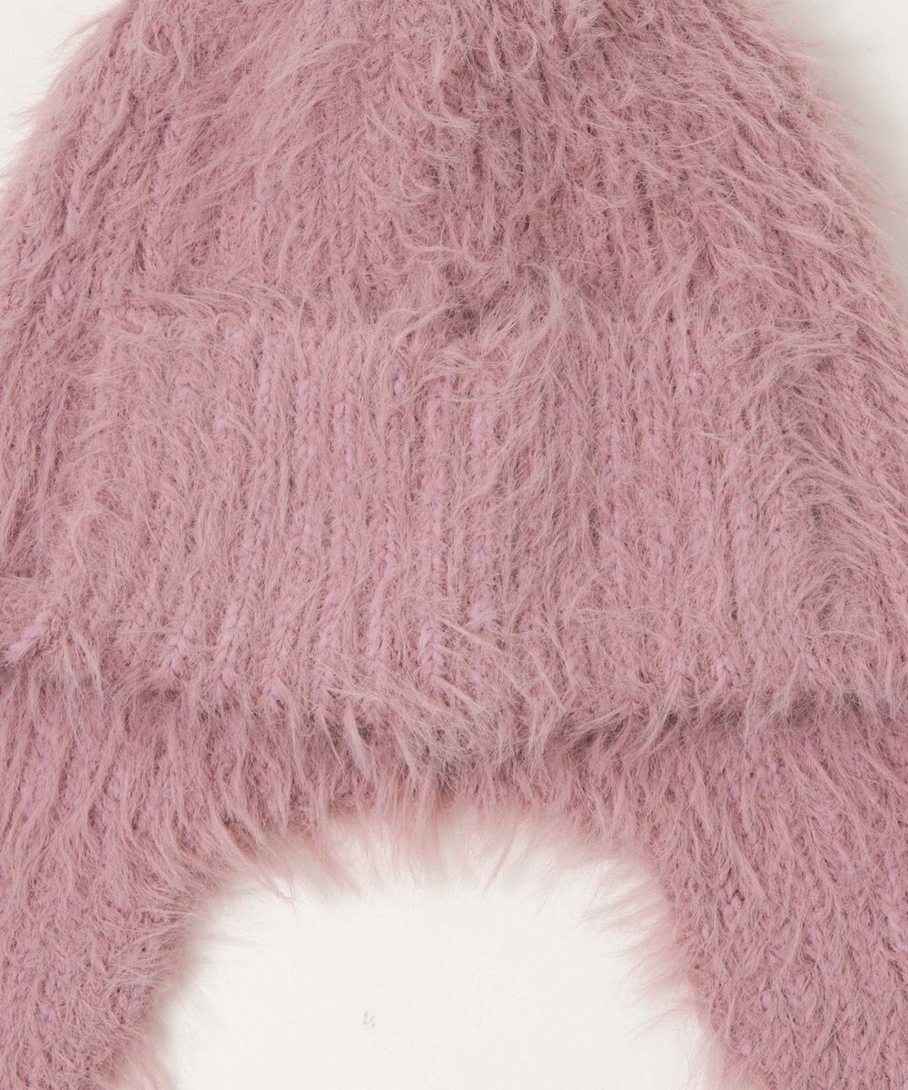 WEGO シャギーイヤーフラップニットキャップ 