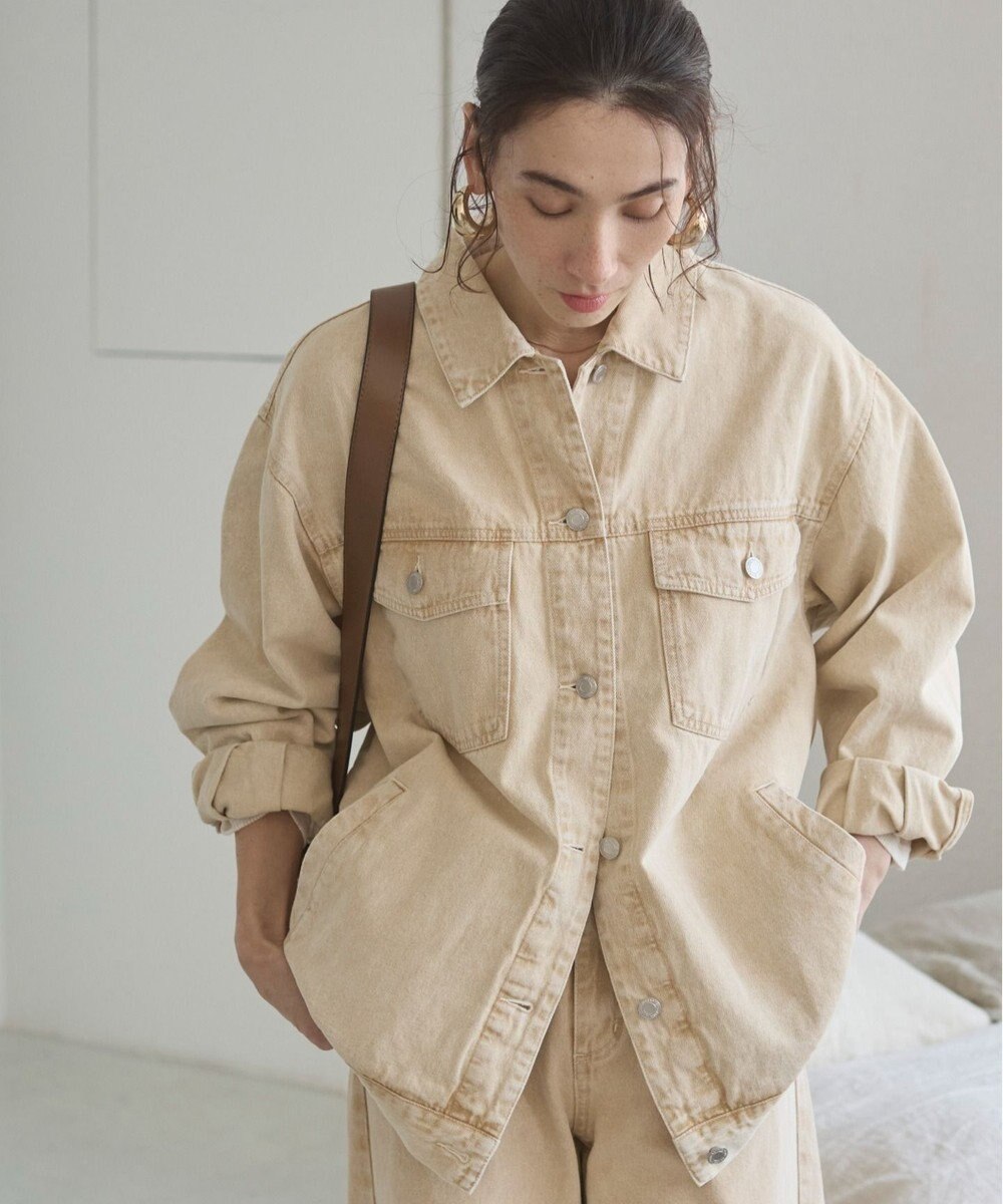 WEGO 【ANGIE VINTAGE】オーバーサイズデニムジャケット 