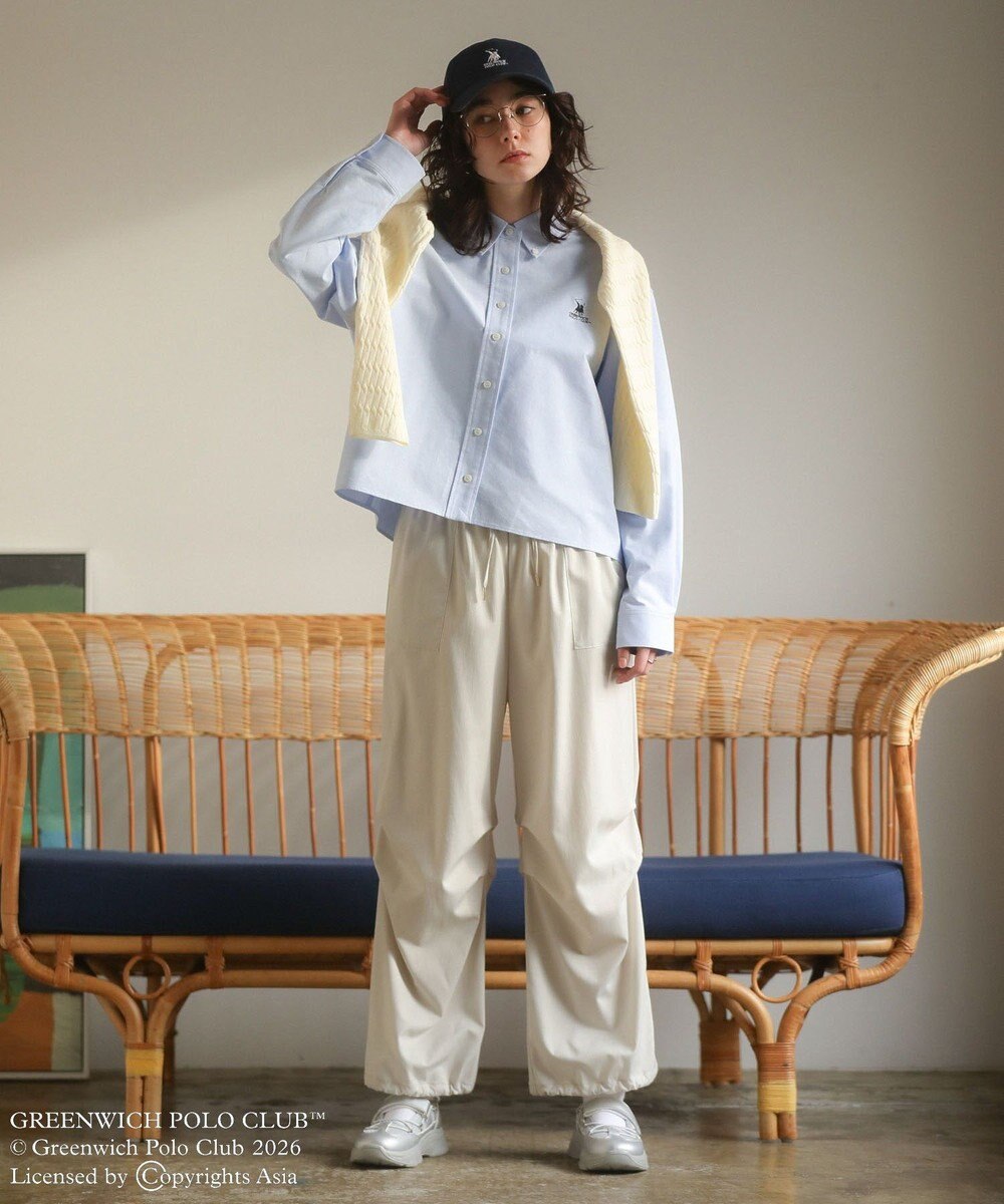 Green Parks GREENWICH POLO CLUB(TM)クロップドシャツ 