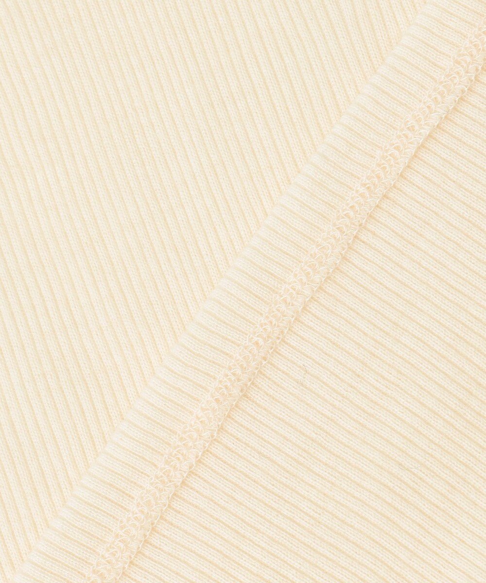 自由区 【洗える】ソフトウールリブボトルネック  カットソー 