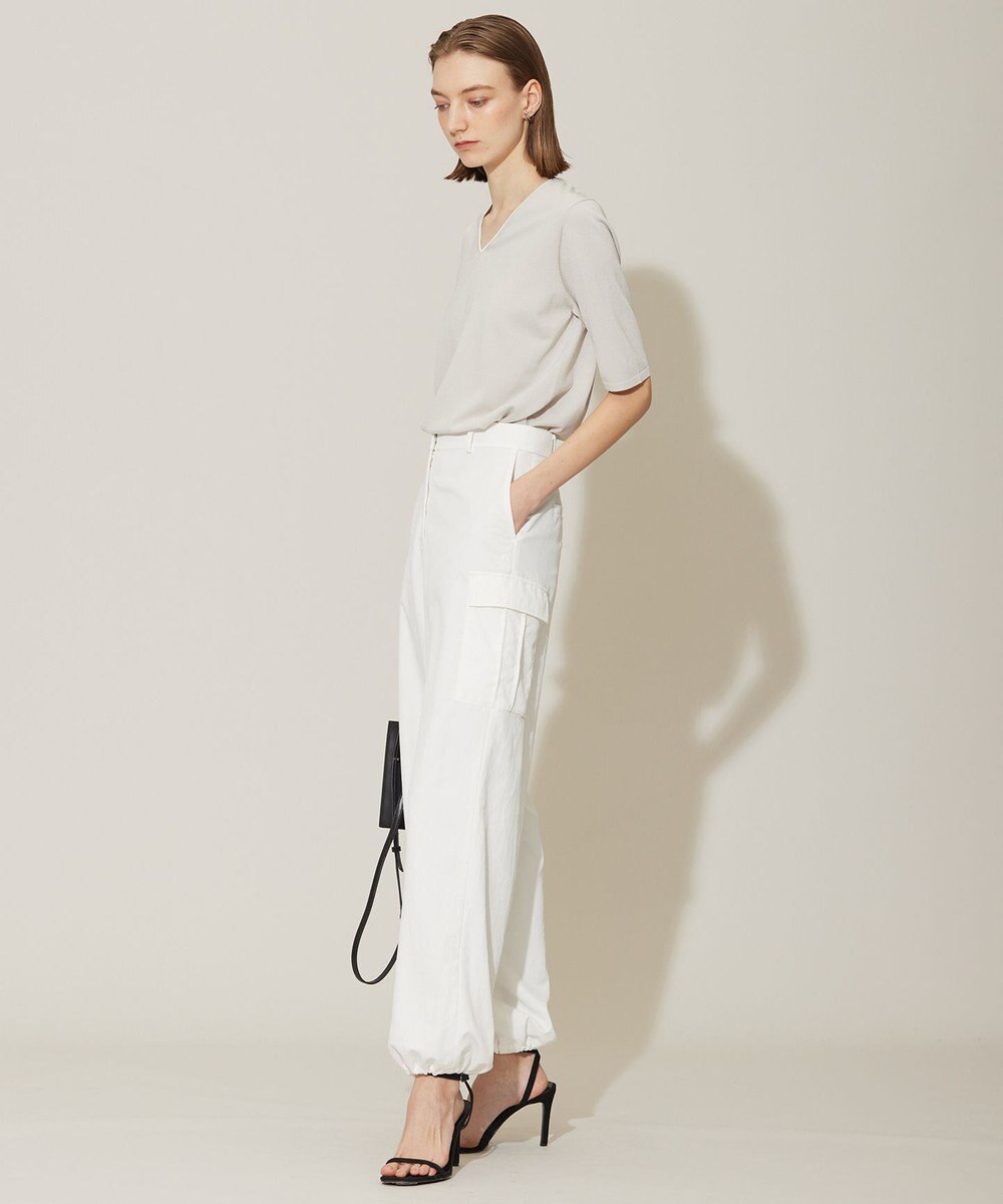 ICB 【WEB限定カラーあり・接触冷感・UVケア・洗える】 シンセティックハイゲージ 半袖ニット 