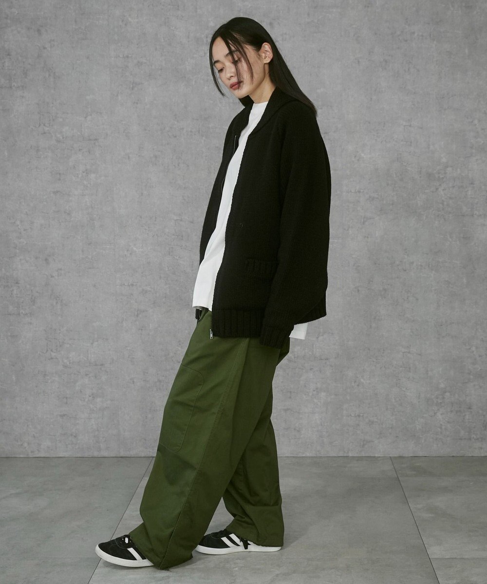 WEGO 【ユニセックス着用ITEM】カウチンニットカーディガン 