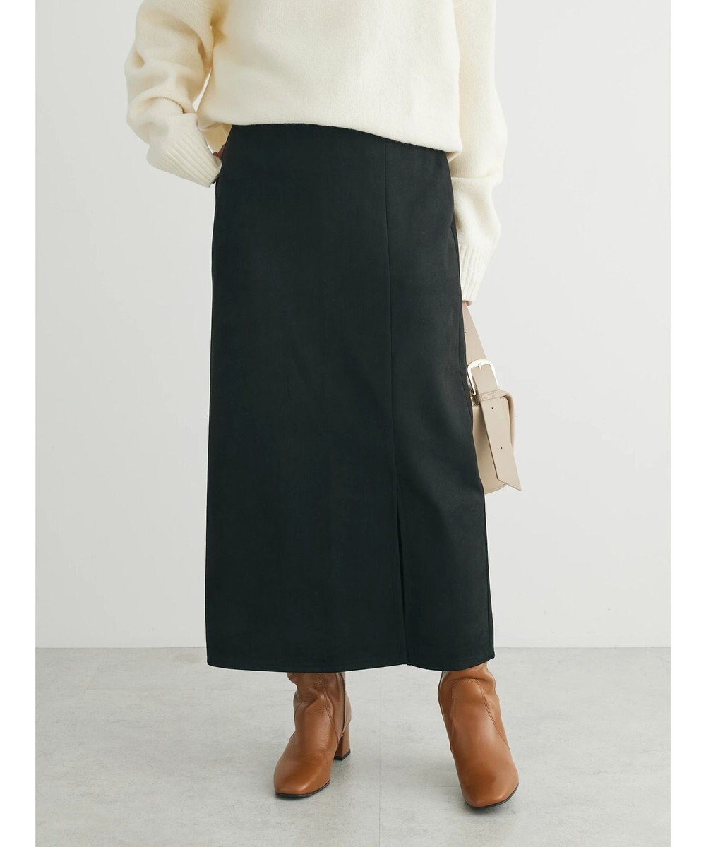 Green Parks マシュマロスエードＩラインスカート 