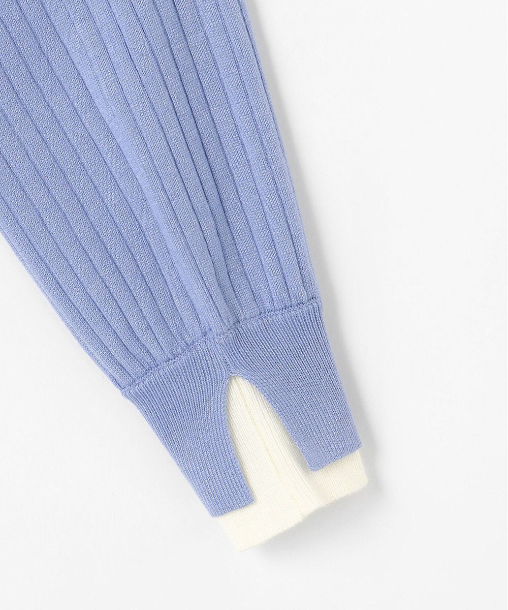 ANY SIS S 【WEB・一部店舗限定】ダブルカラー ニット 