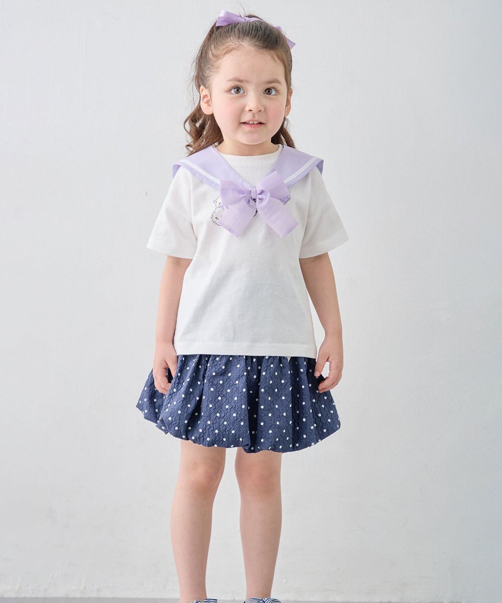 ANY KIDS 【綿100%/接触冷感】ひんやり 2WAY セーラーTシャツ 