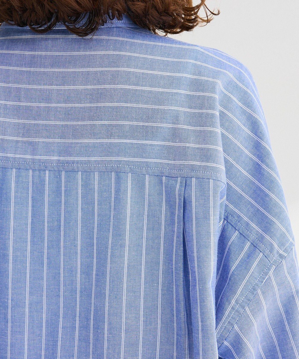 Green Parks 綿麻混シャツ 