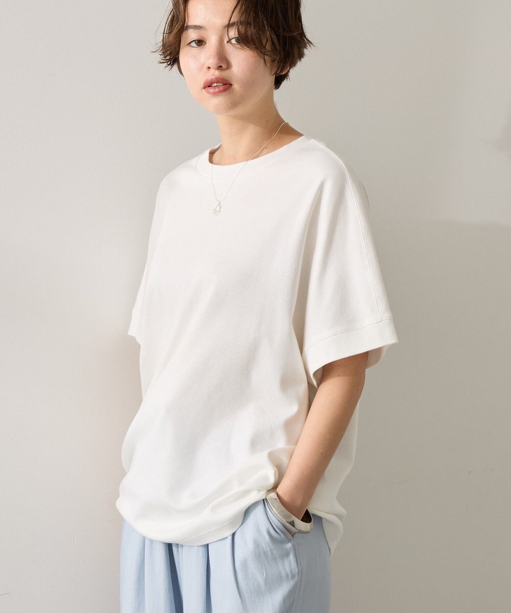 AMERICAN HOLIC 【接触冷感】スムースフレンチスリーブプルオーバー 