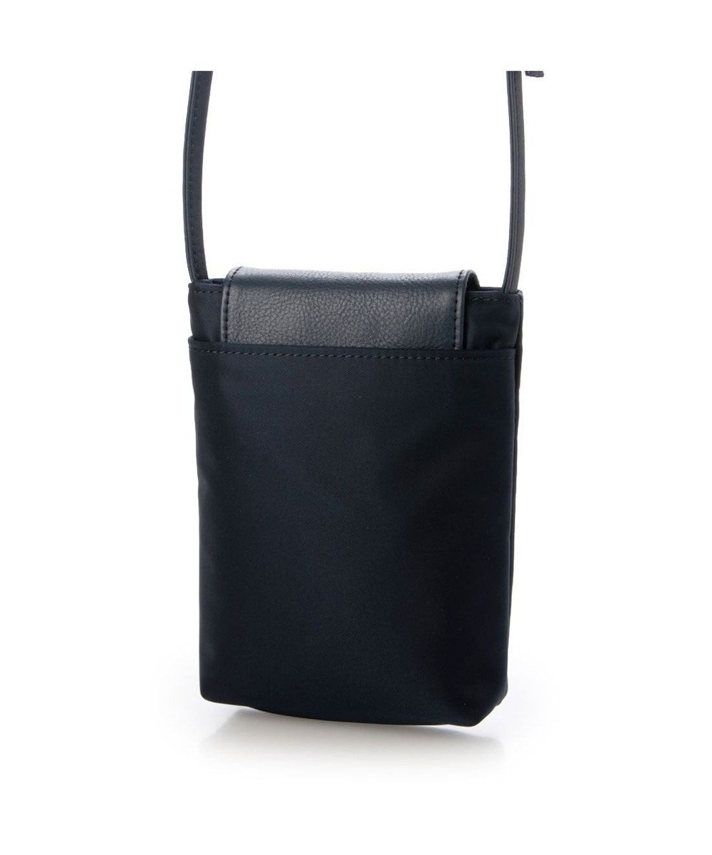 UNBILLION VERYコラボ ペルケ perche / 牛革フラップナイロンショルダーバッグ 