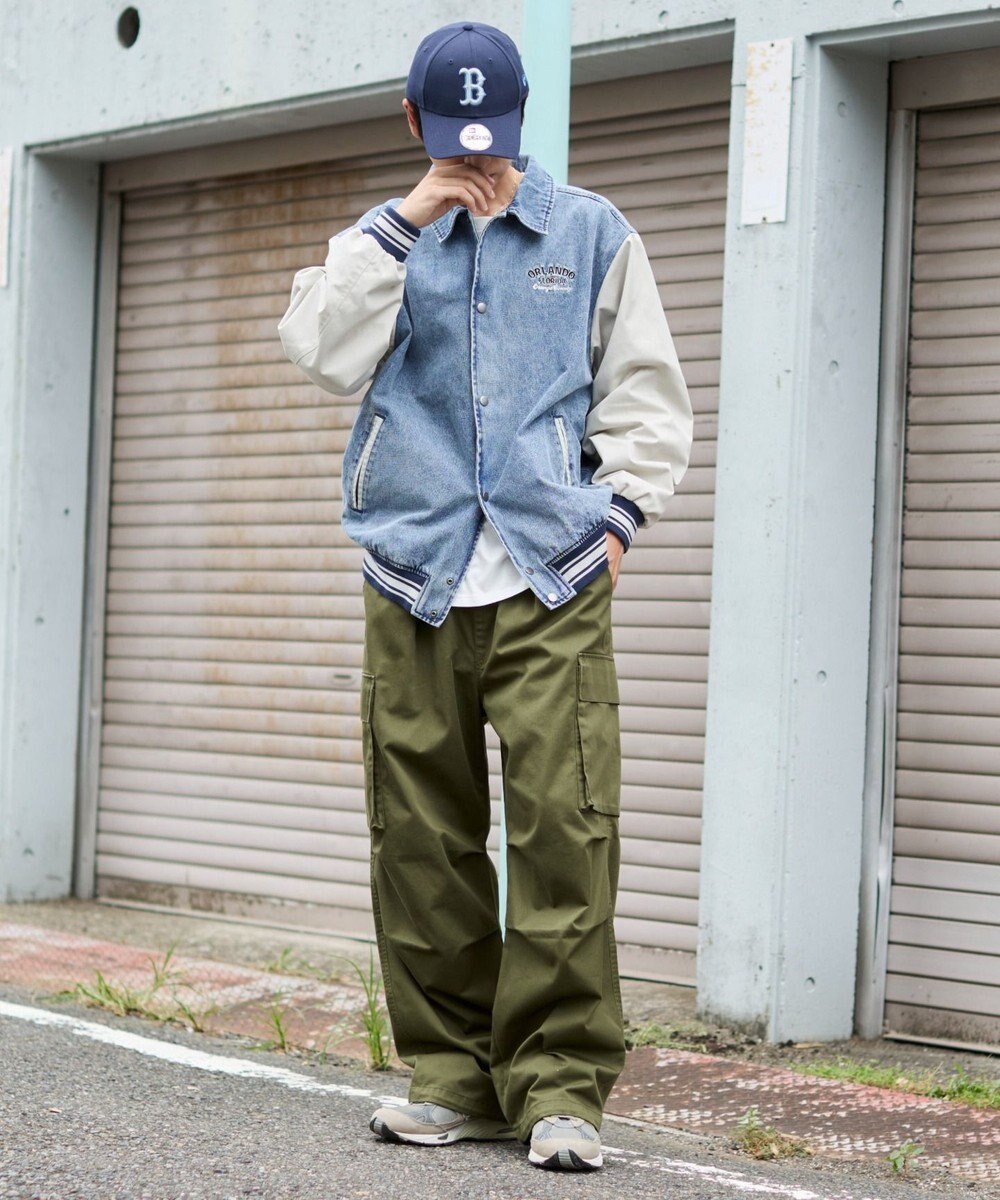 WEGO 【ユニセックス着用ITEM/MLサイズ展開】デニムスタジャン 