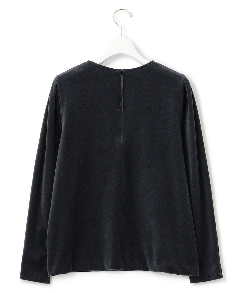 23区 【洗える】ベロア ジャージー カットソー 