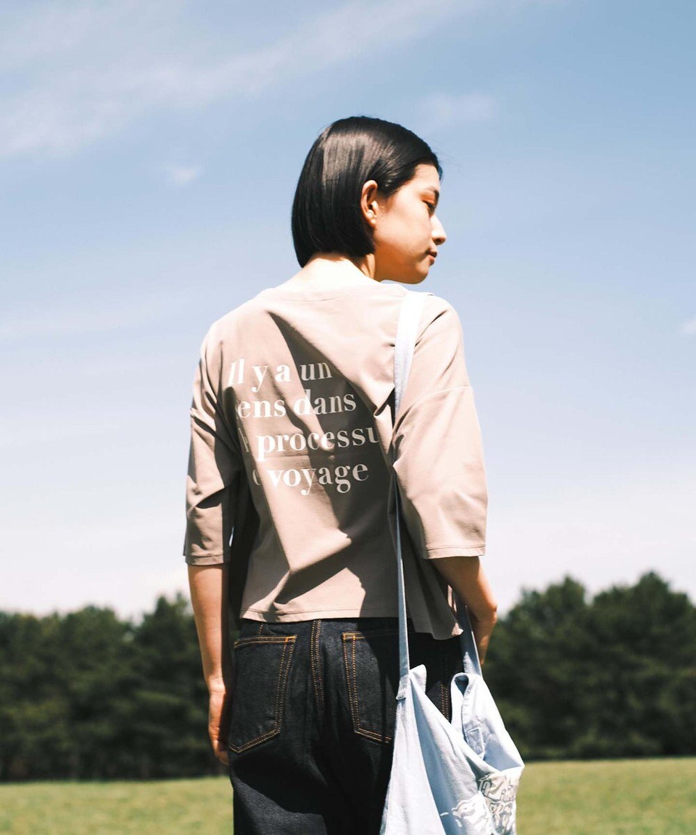 SHARE PARK LADIES 【UVカット・吸水速乾・ストレッチ・軽量 】エンブレムショートTシャツ（S・Mサイズ） 