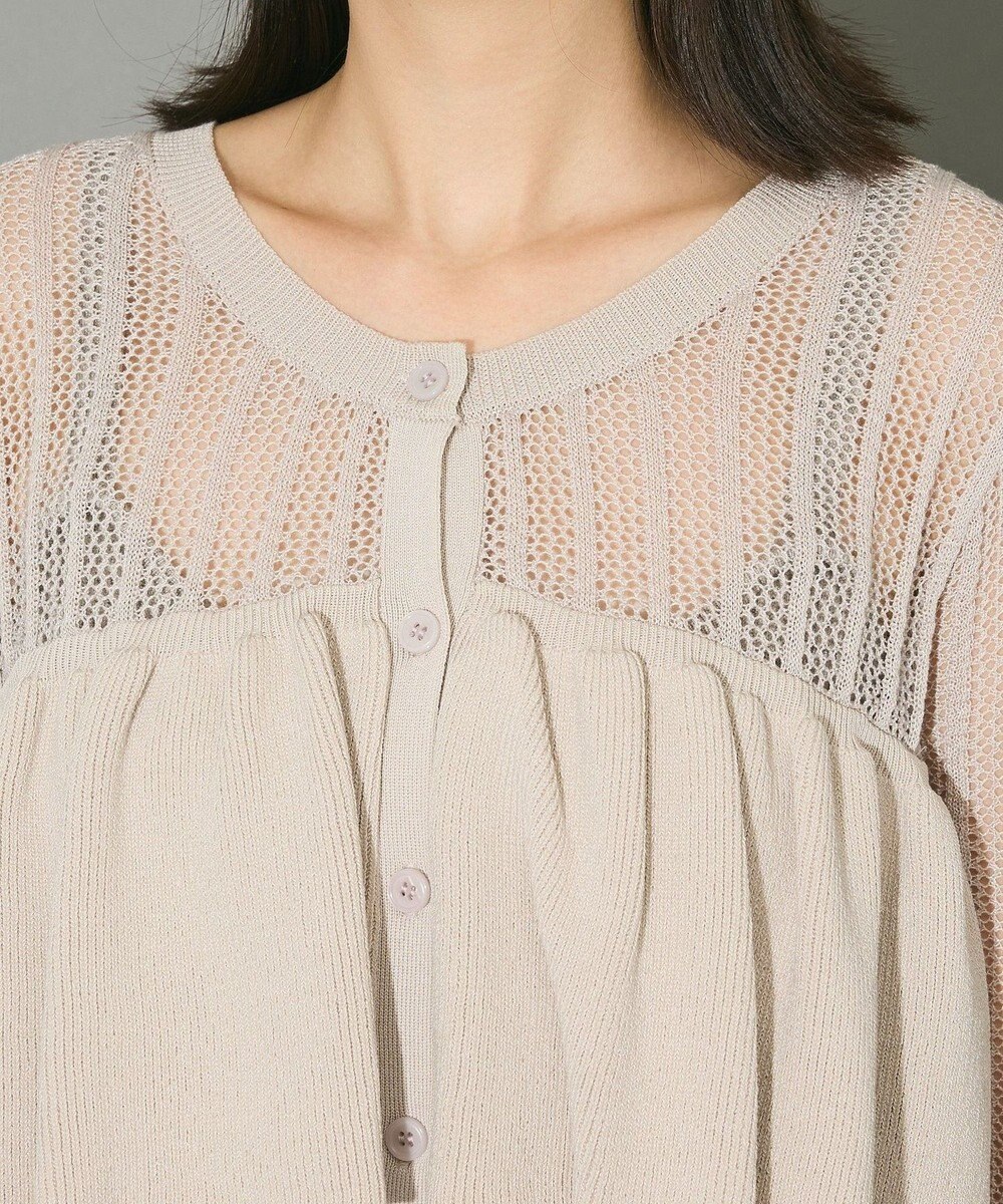 Green Parks ２ＷＡＹ　ラッフル切替ニットトップス 