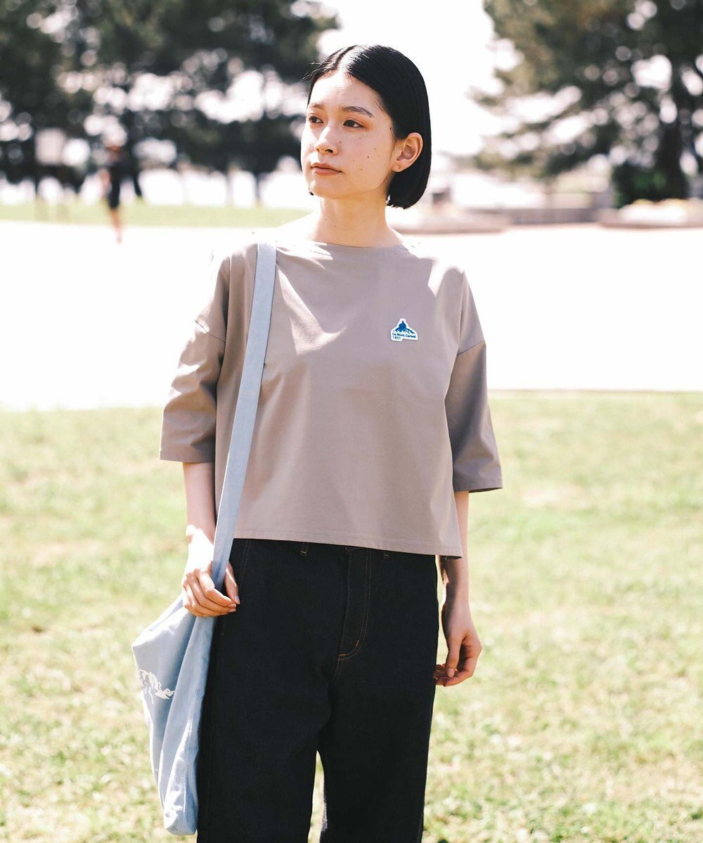 SHARE PARK LADIES 【UVカット・吸水速乾・ストレッチ・軽量 】エンブレムショートTシャツ（S・Mサイズ） 