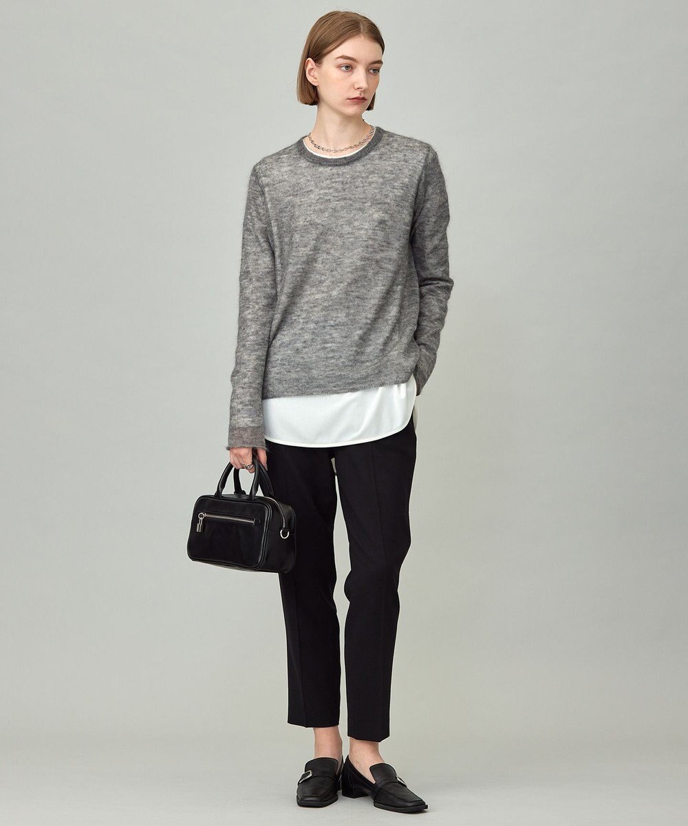 ICB 【UVカット・洗える】ウール2WAYストレッチ ドロストパンツ 