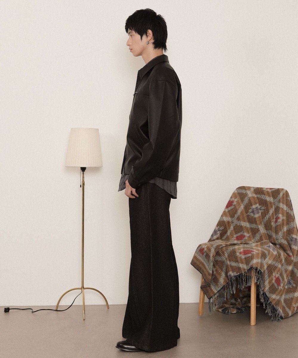 WEGO センタータックバギーフレアデニム 