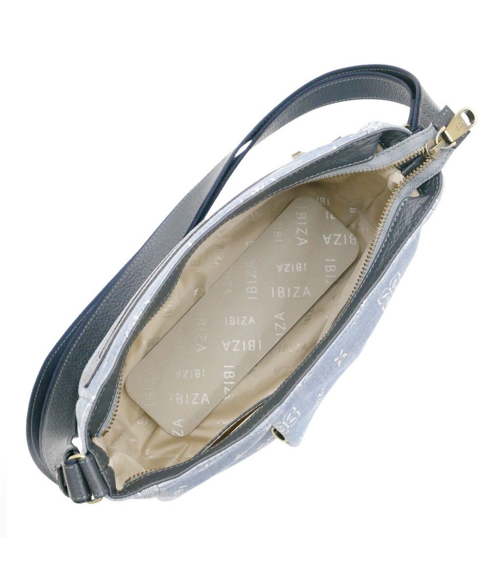 IBIZA アスール　ロゴデニム　ショルダーバッグ 