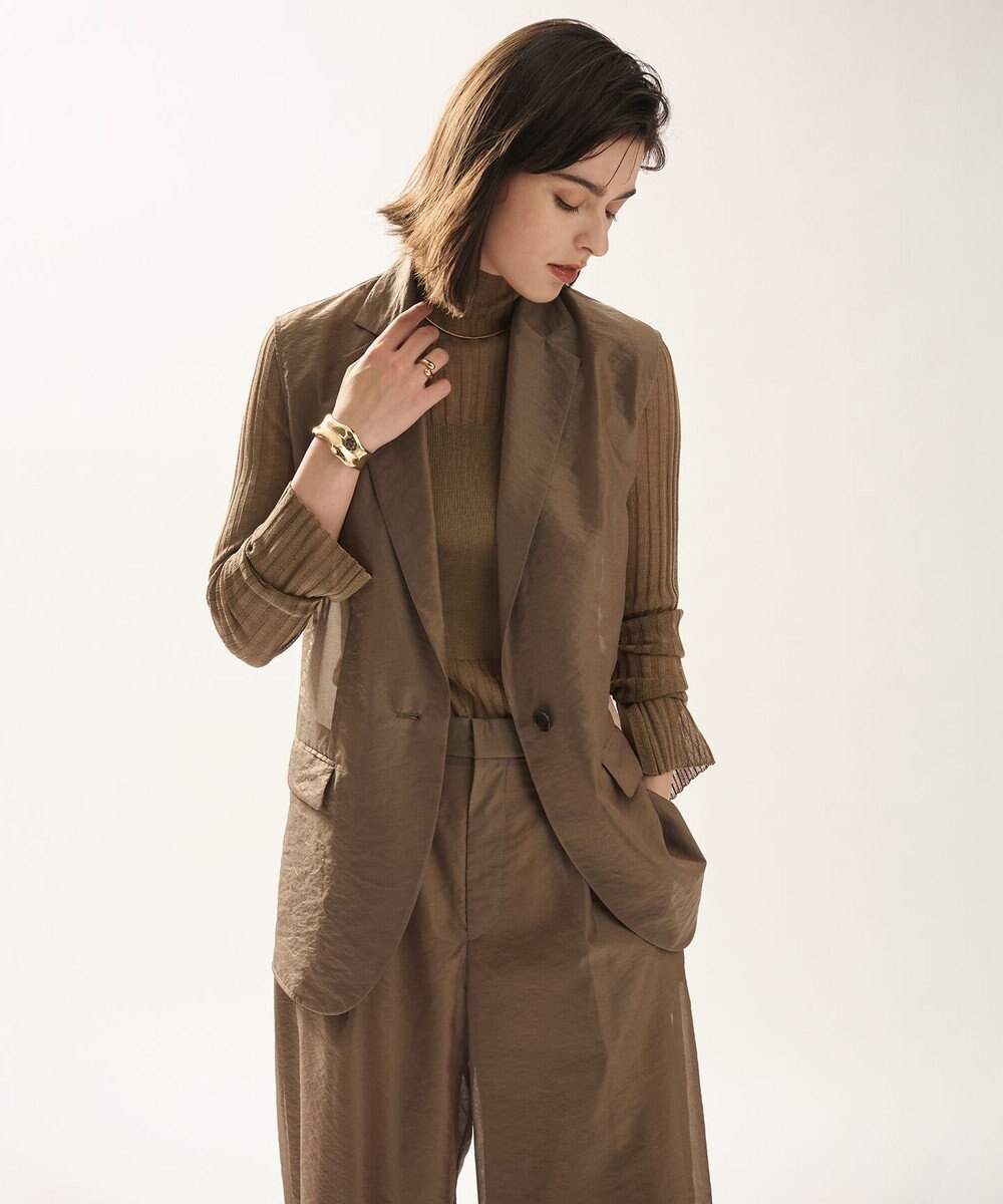 uncrave シアーニット コンビトップス 