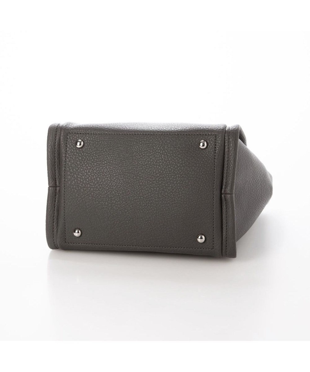 UNBILLION カシュカシュ cachecache / ミニショルダー付きソフトレザー調ミニトートバッグ 