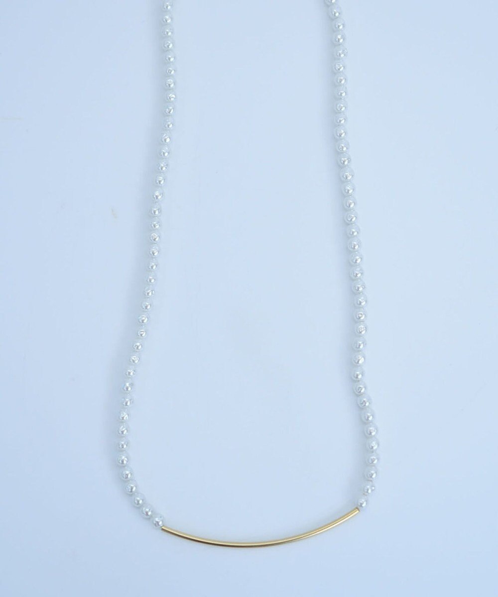 monshiro 【ヴィンテージパール】ラインバーグラスパール ネックレス 