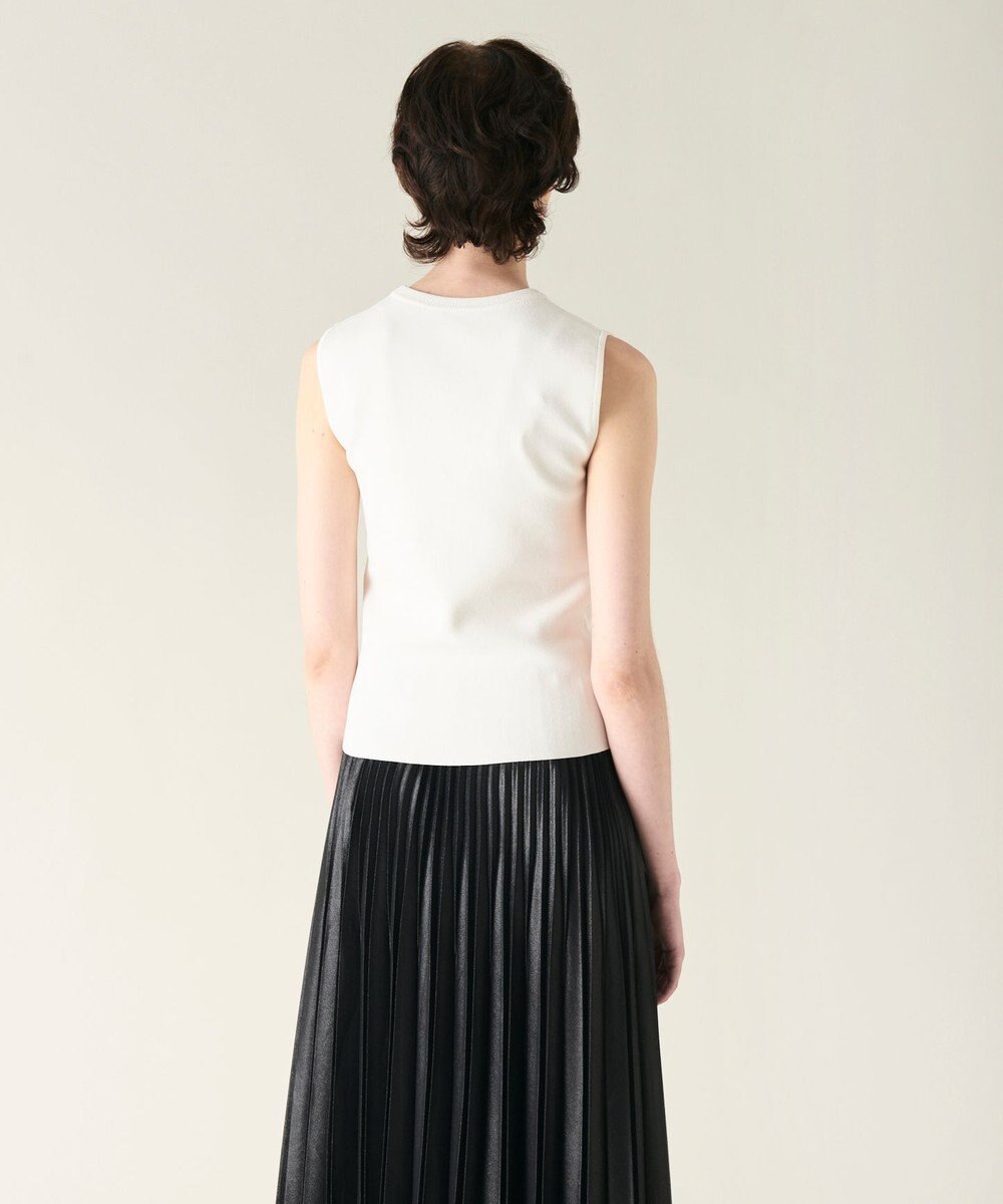 GRACE CONTINENTAL ビジューニットトップ 