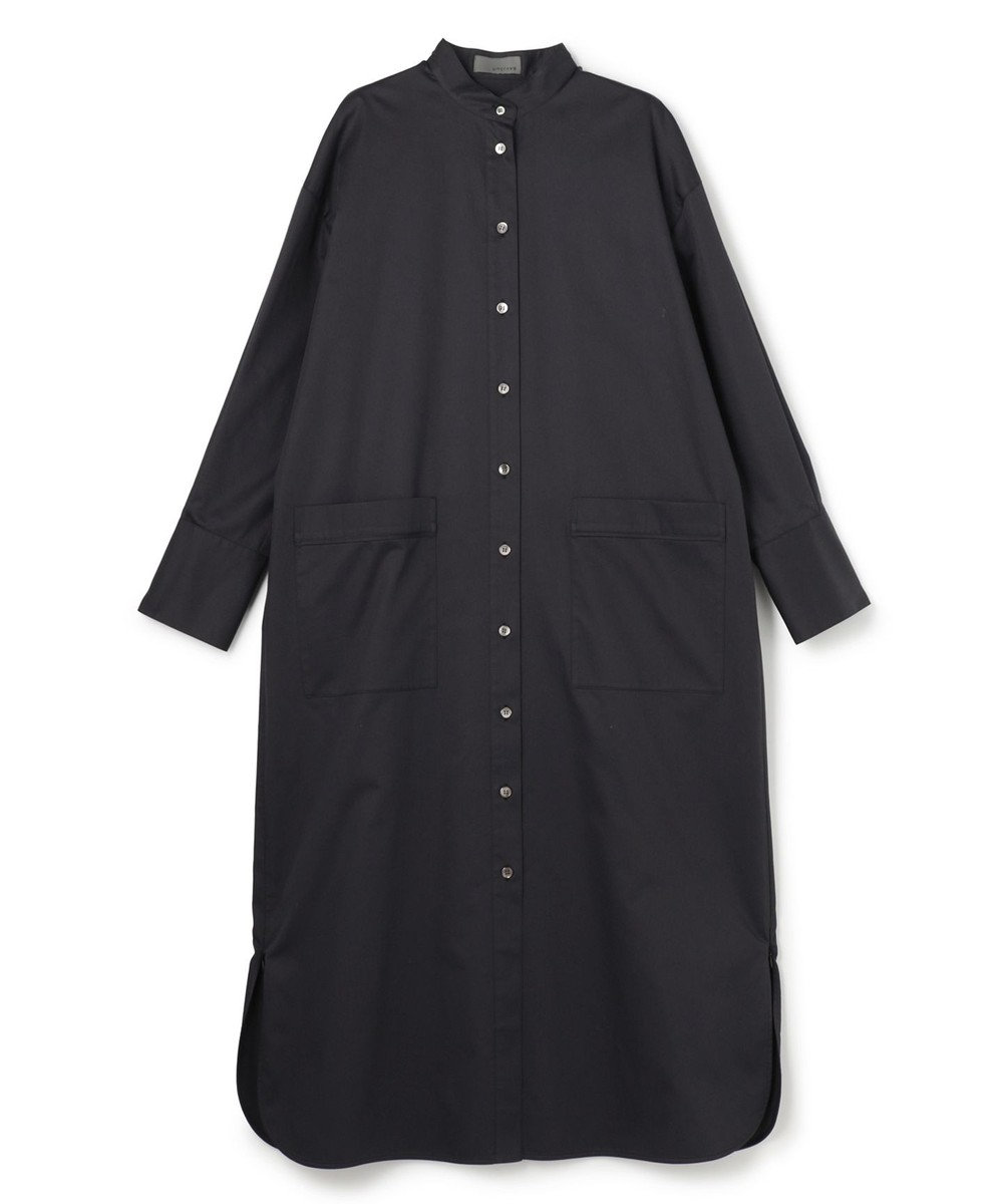 uncrave コットンクロスプレーン シャツワンピース 