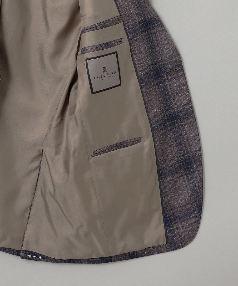 GOTAIRIKU 【DELFINO】シルクリネンライトツイード ジャケット 