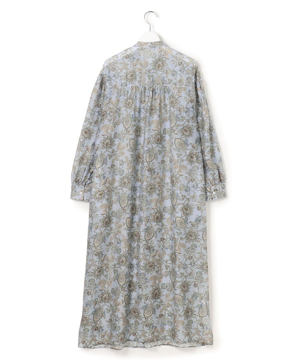 23区 【先行予約】Ericaキャラコ  ペイズリープリント シャツワンピース 