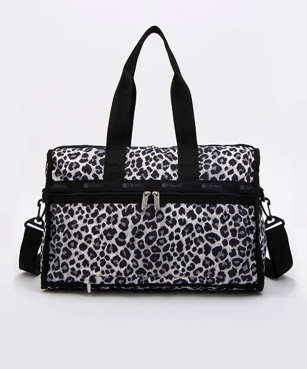 LeSportsac DELUXE MED WEEKENDER/ニュートラルレオパード 