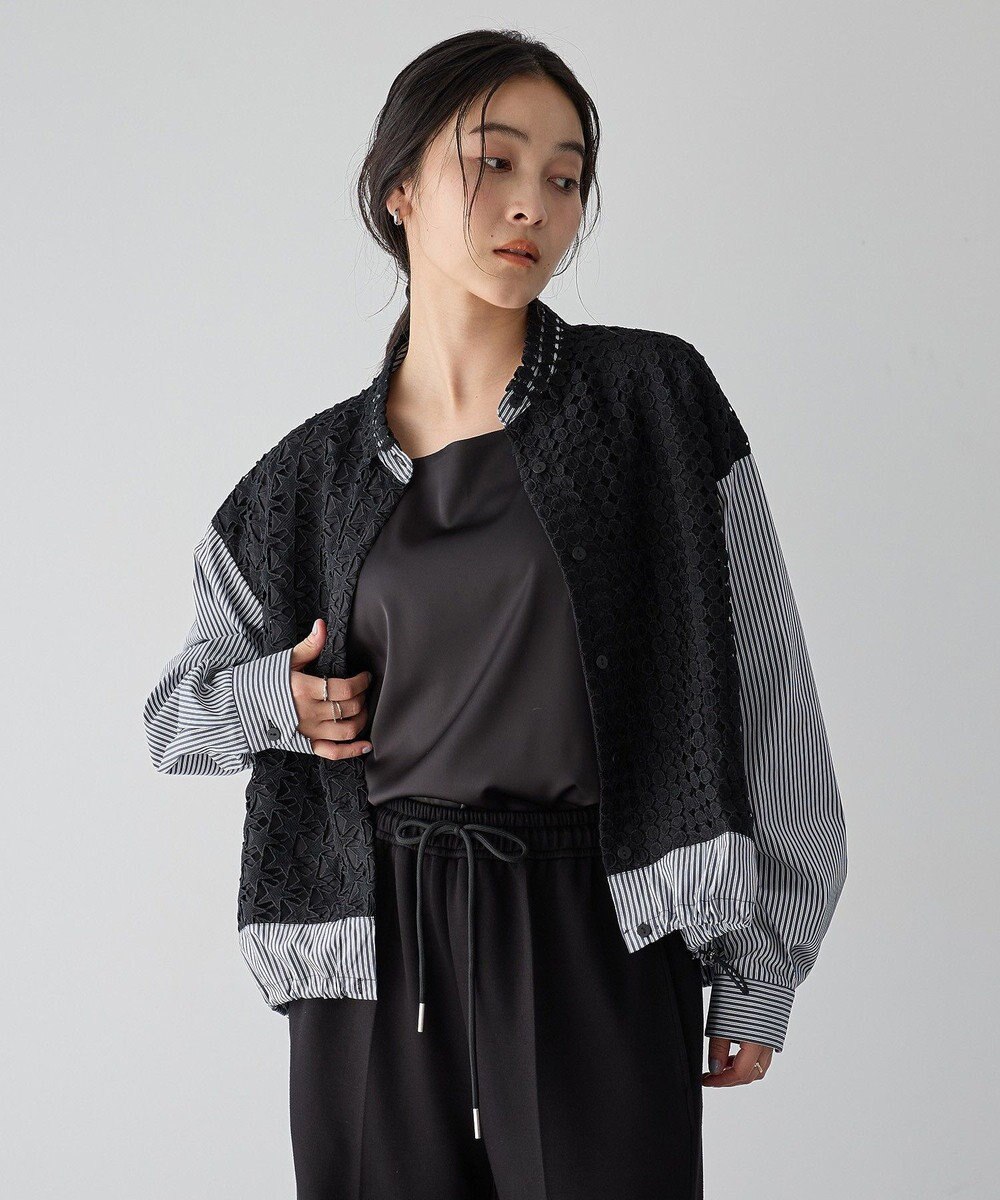 YECCA VECCA ボートネックサテンキャミ 