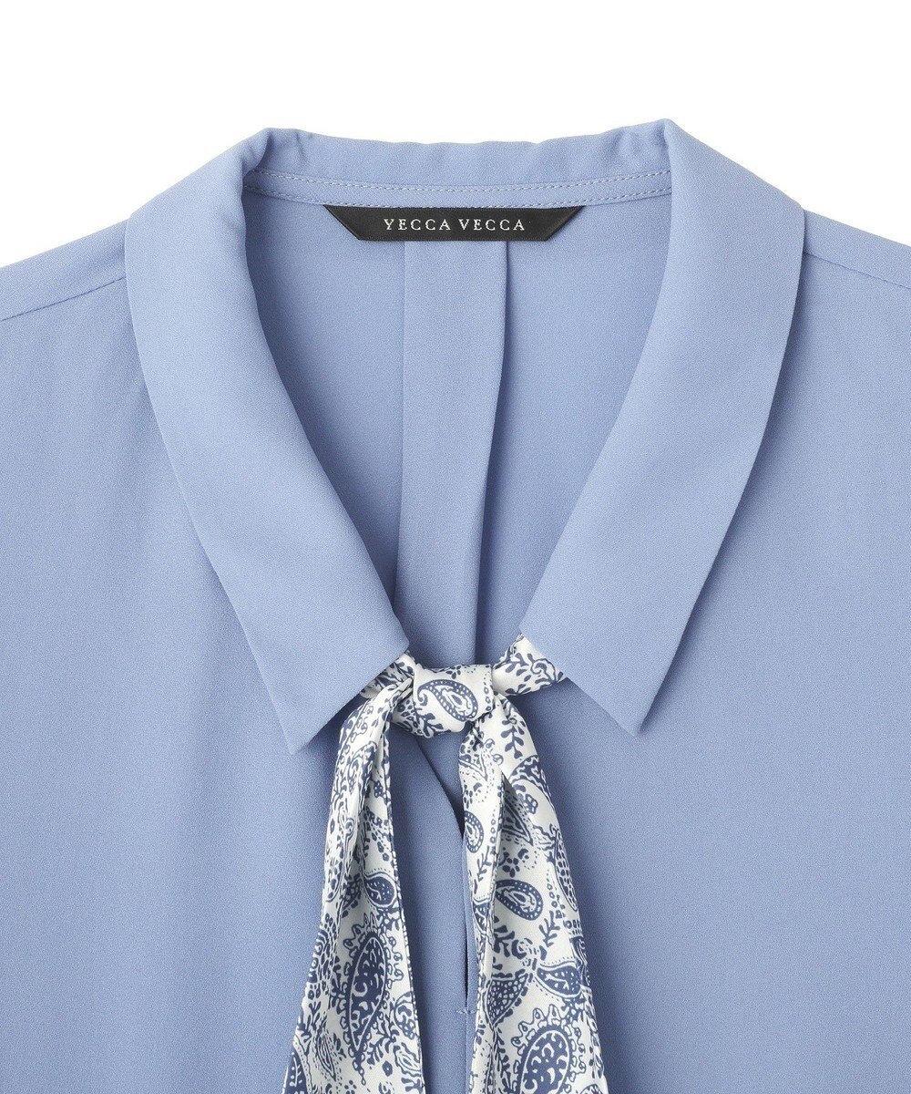 YECCA VECCA スカーフ付きブラウス 
