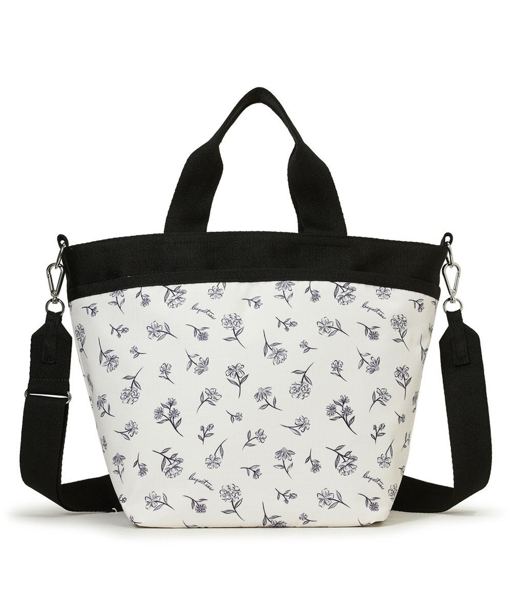 LeSportsac BUCKET TOTE/インクスケッチドフローラルアイボリー 
