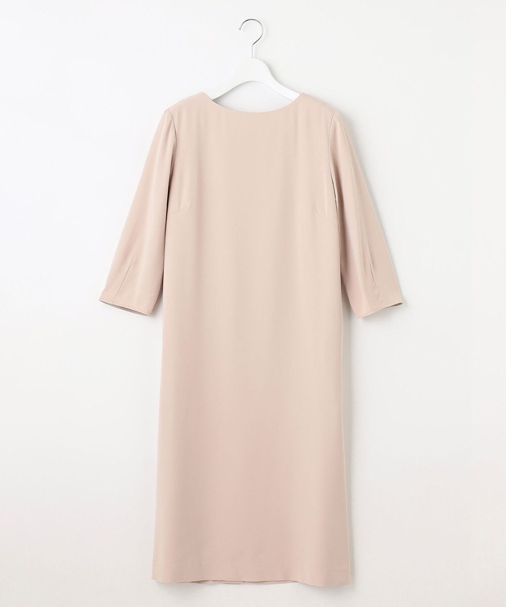 自由区 【XSサイズ～/洗える】ダブルフェイススーティング サックワンピース 