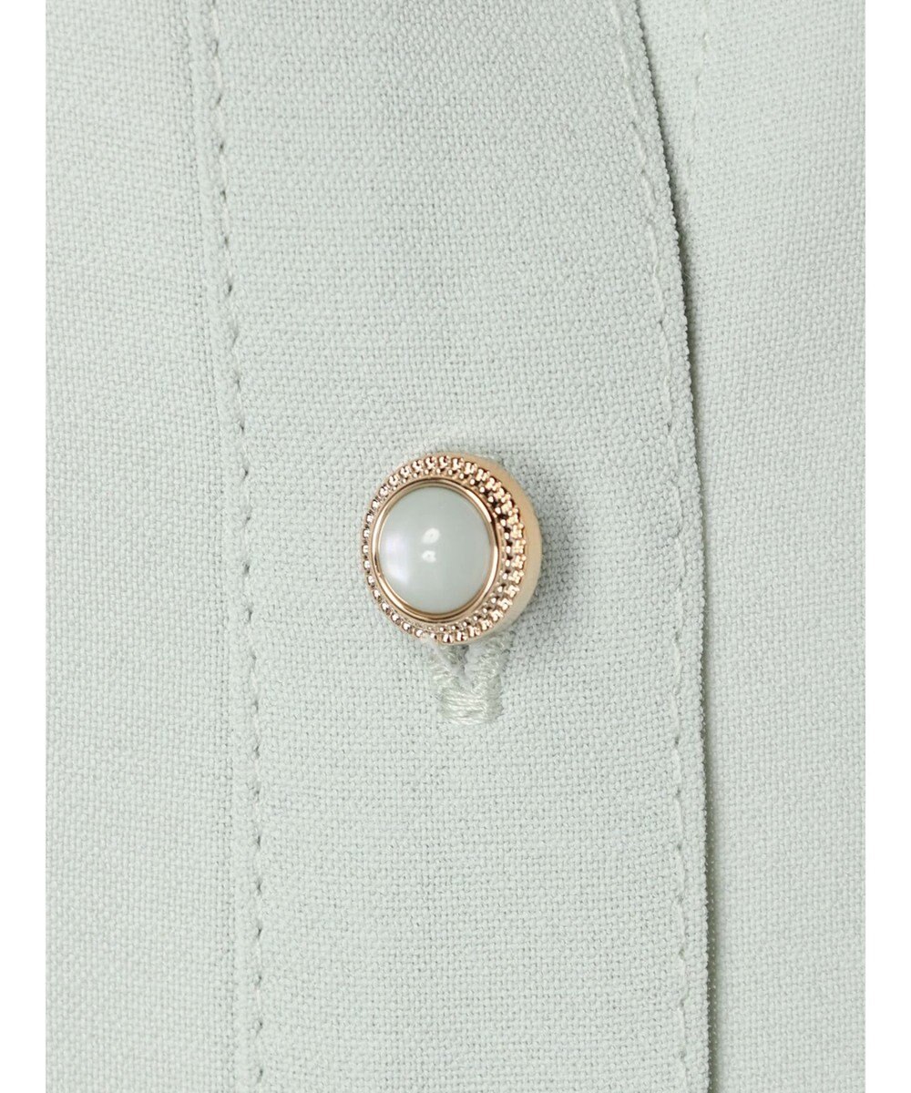 Green Parks ・ＥＬＥＮＣＡＲＥ　ＤＵＥ　ピンタックスタンドブラウス 