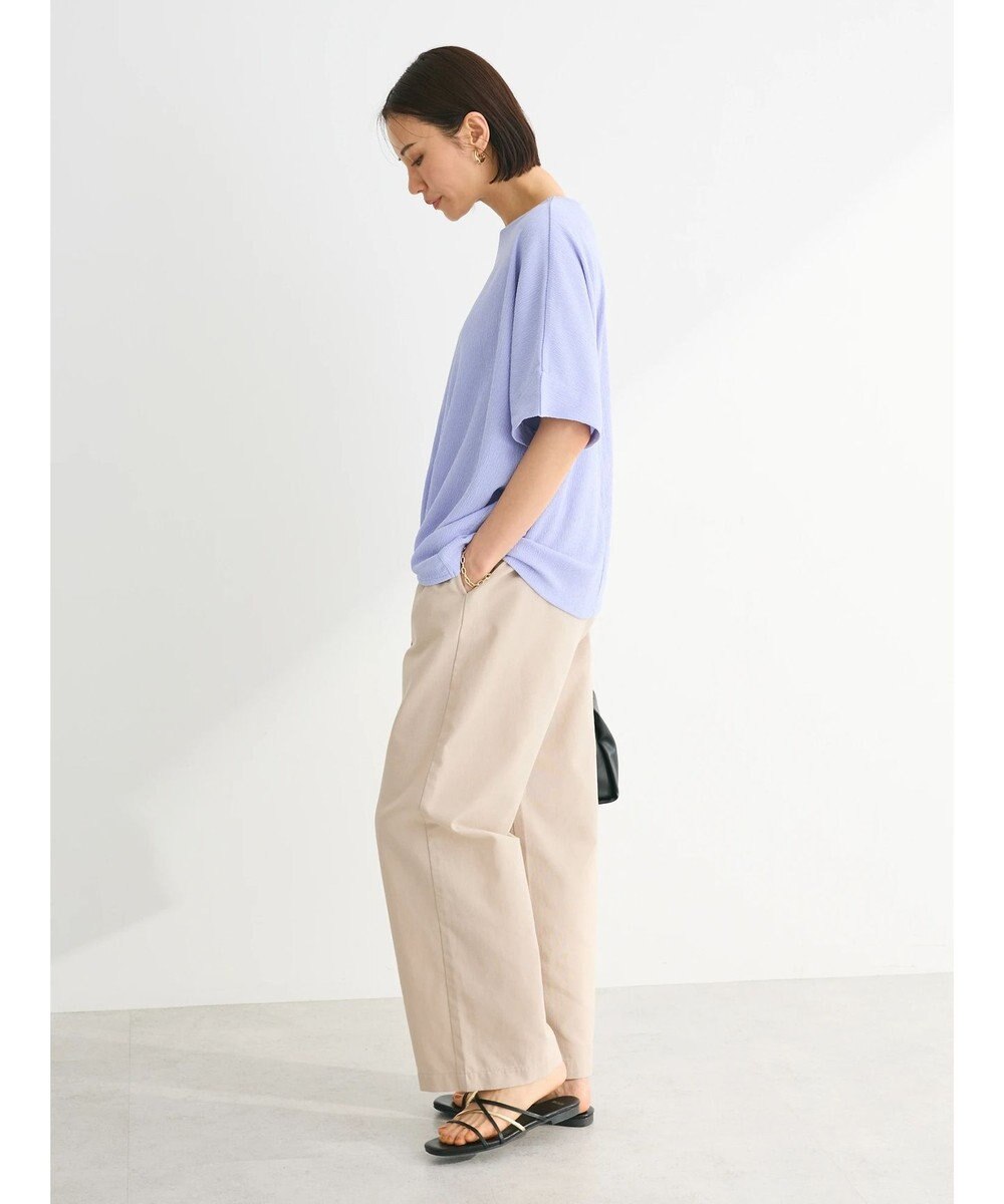 Green Parks 裾タック表面カットプルオーバー 