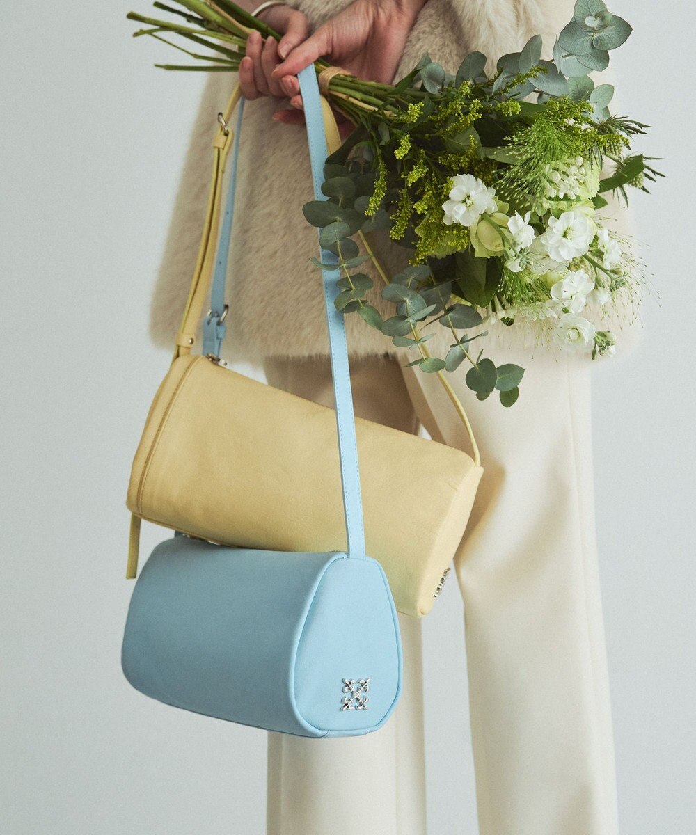 russet ソフトレザーロールショルダーバッグ(CE-1661) 