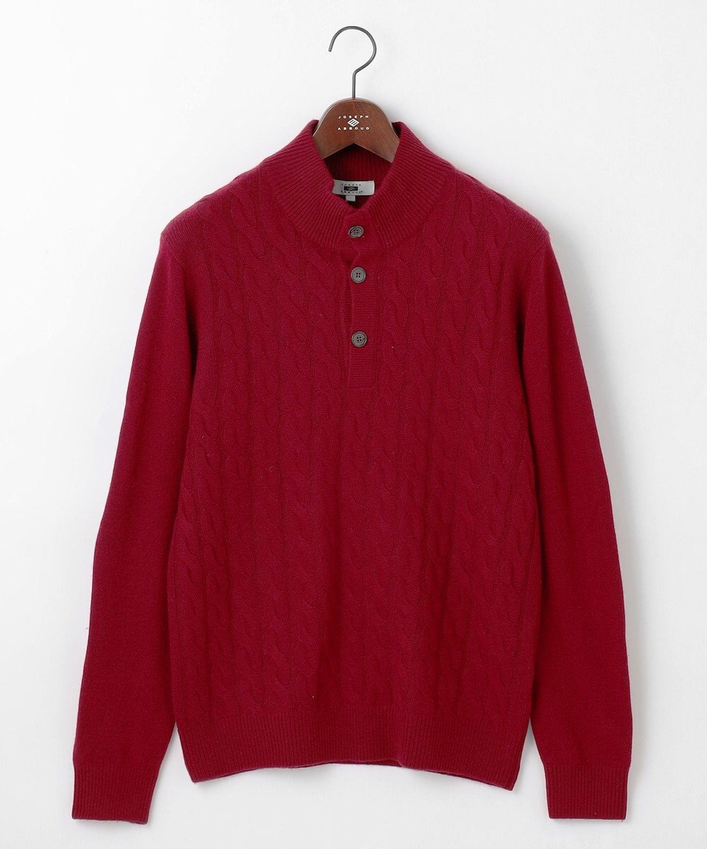 JOSEPH ABBOUD 【カシミヤ混/洗える】カシミヤブレンド ハイネック プルオーバー ニット 