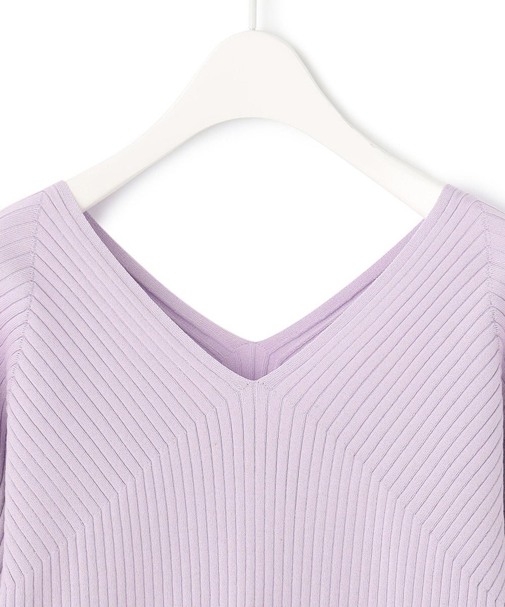 ICB 【洗える】コットンポリエステルリブ プルオーバー 