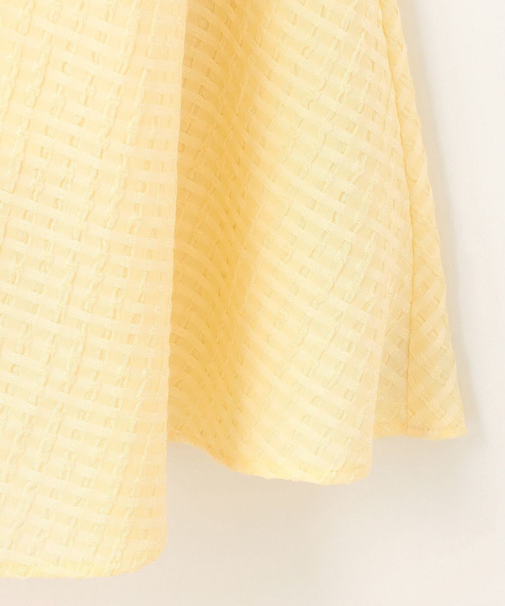 組曲 L 【WEB限定】ステッチストライプドビー ギャザースカート 