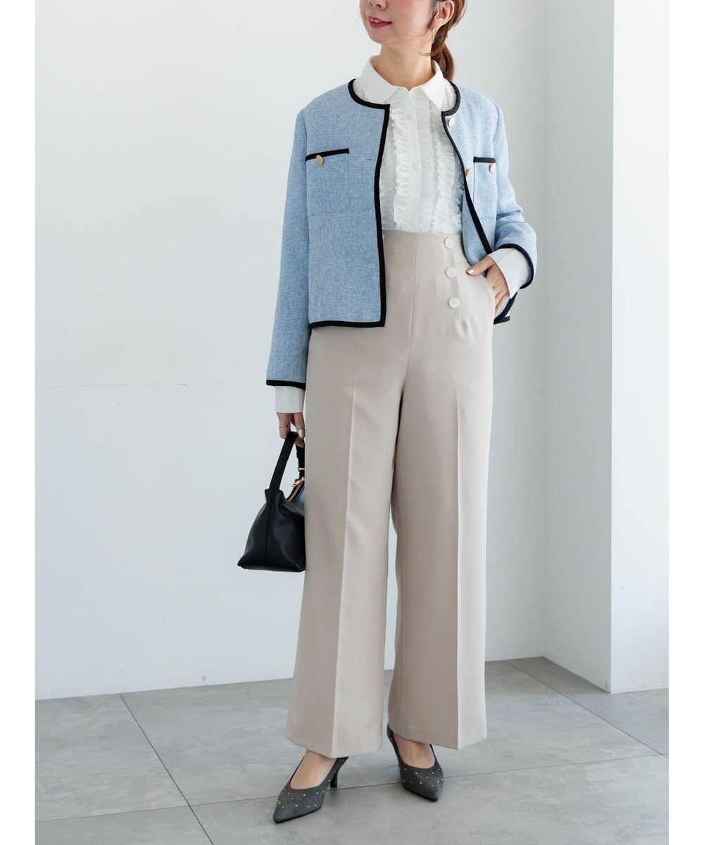 Te chichi パウダーツイルマリンスラックス《2026 spring catalog item》 