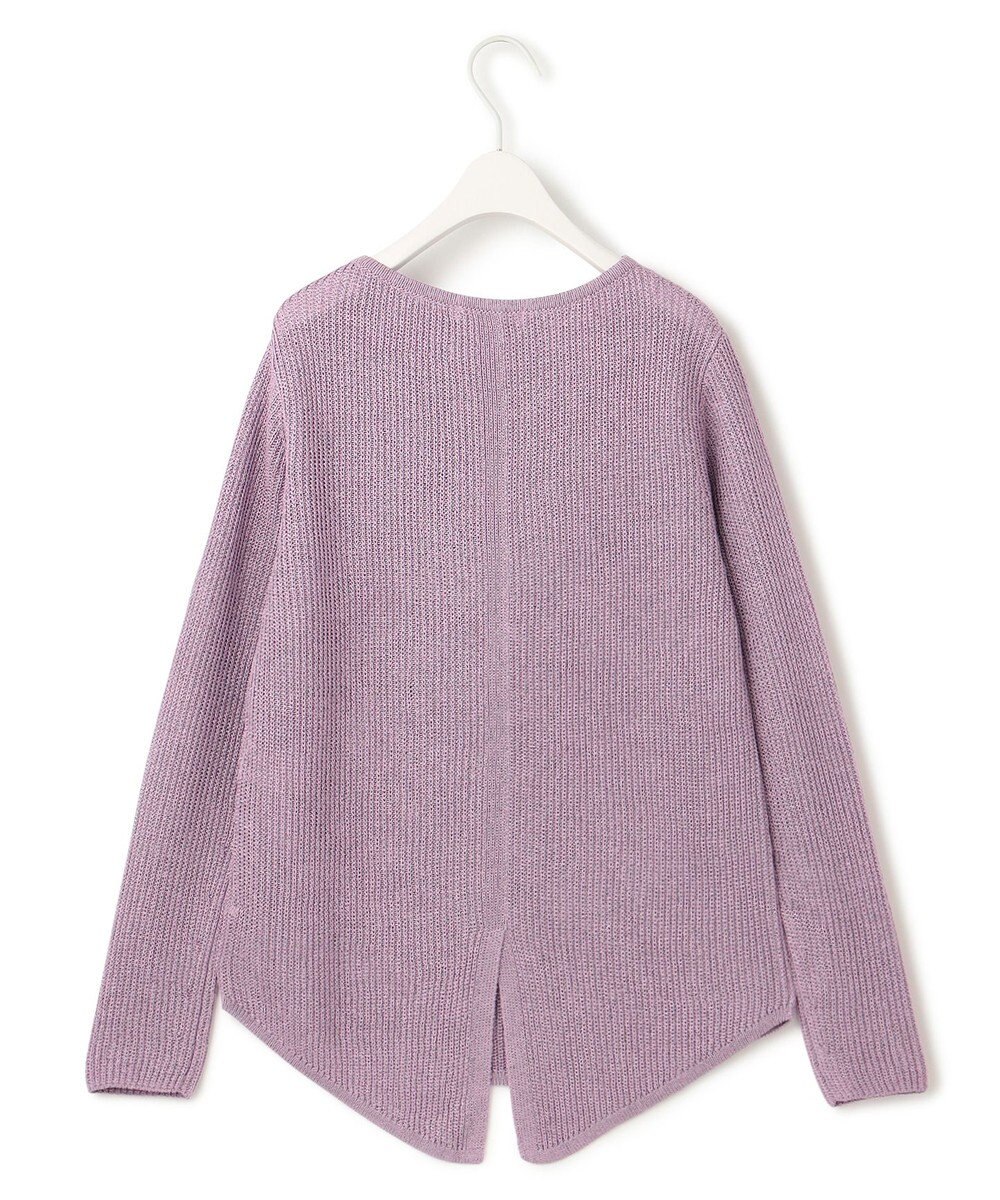 ICB L 【洗える】 ペーパーブレンドシャインニット プルオーバー 