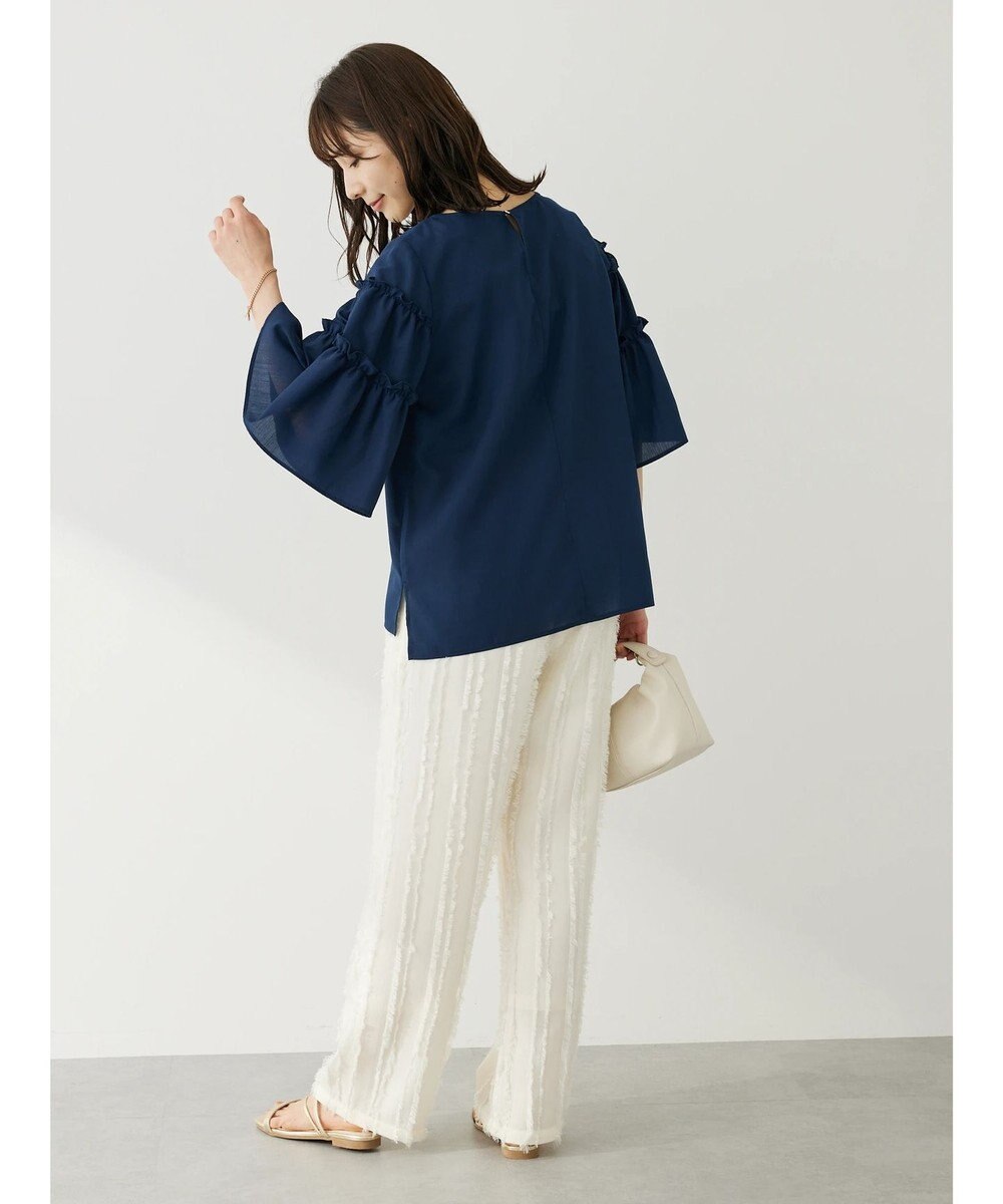 Green Parks ティアード袖ブラウス 