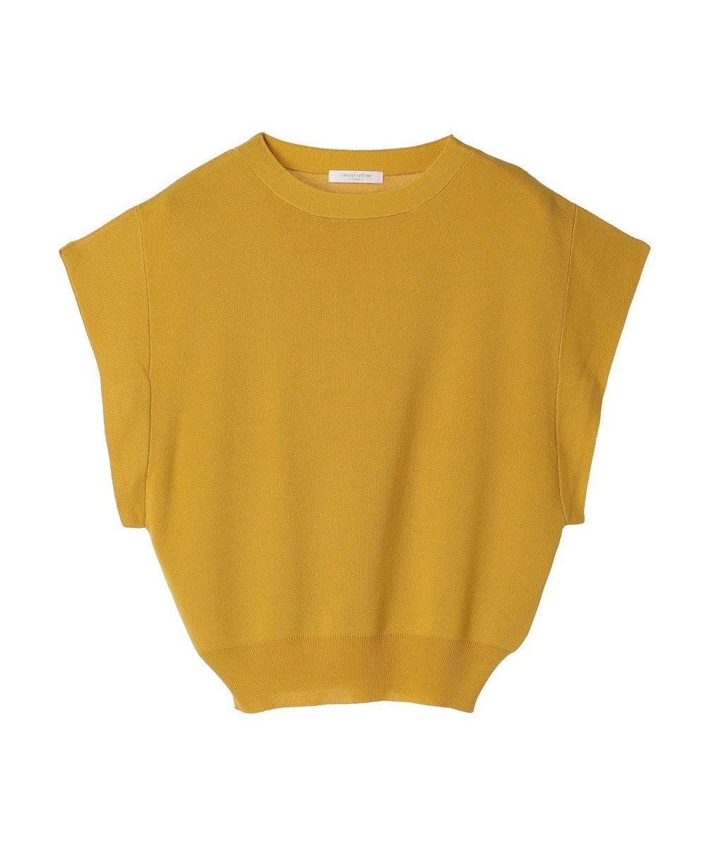 Green Parks 推しニット　フレンチスリーブニットプルオーバー 