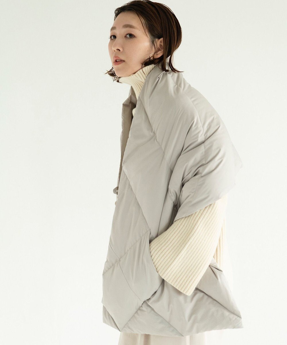 KWD 【日本製/UNISEX】DOWN SHAWL グリーンダウン ダウンショール 