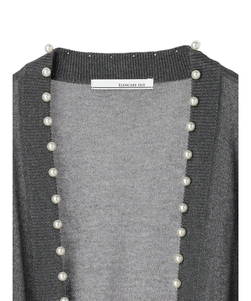 Green Parks ・ＥＬＥＮＣＡＲＥ　ＤＵＥパールツキシアーカーディガン 